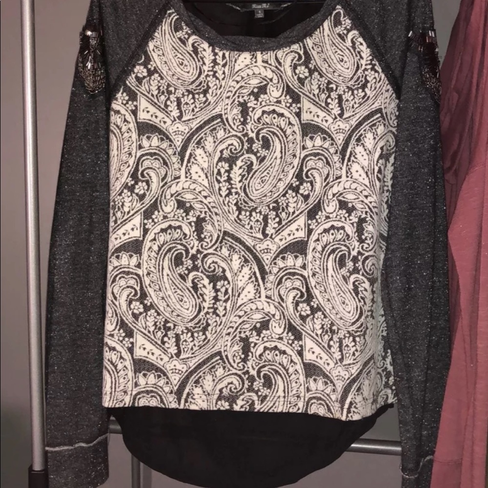 Miss Me crew neck top